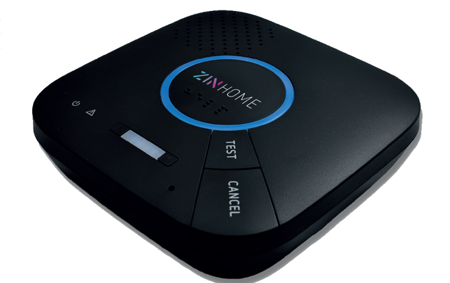 Infoblok afbeelding Zinhome Type C Black Clear